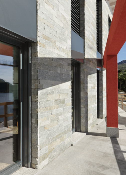 External window frames.